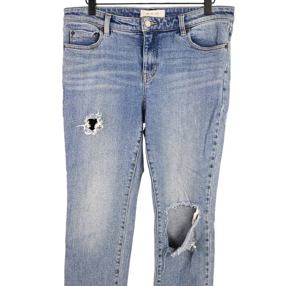 Free People We the Free Distressed Frayed Hem Jeans, 30 - Picture 2 of 11